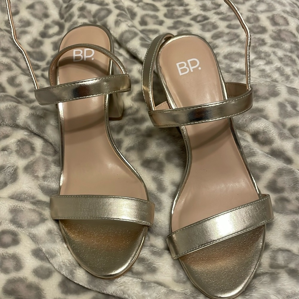 Gold heels